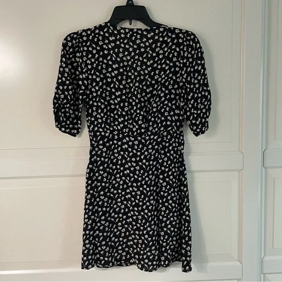 All Saints Kors scatter ditsy floral dress black 30634 - Picture 7 of 9